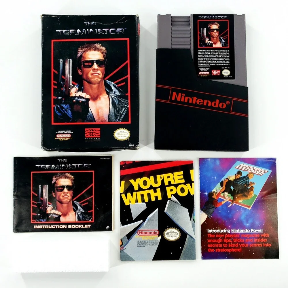 The Terminator (Nintendo Entertainment System, 1992) Authentic Complete Tested